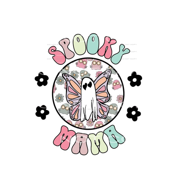 spooky mama #8717 Sublimation transfers - Heat Transfer