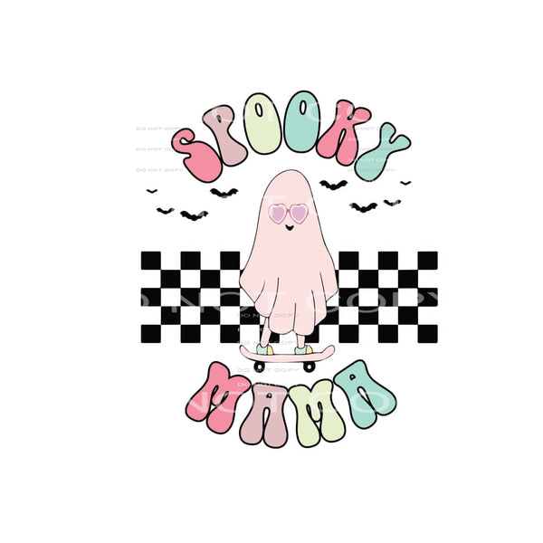 spooky mama #8718 Sublimation transfers - Heat Transfer