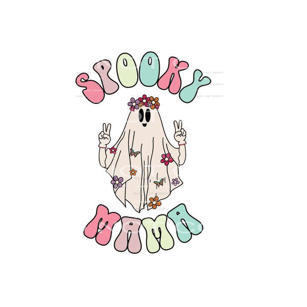 spooky mama #8720 Sublimation transfers - Heat Transfer