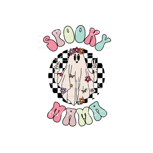 spooky mama #8721 Sublimation transfers - Heat Transfer