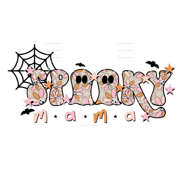 spooky mama #8723 Sublimation transfers - Heat Transfer