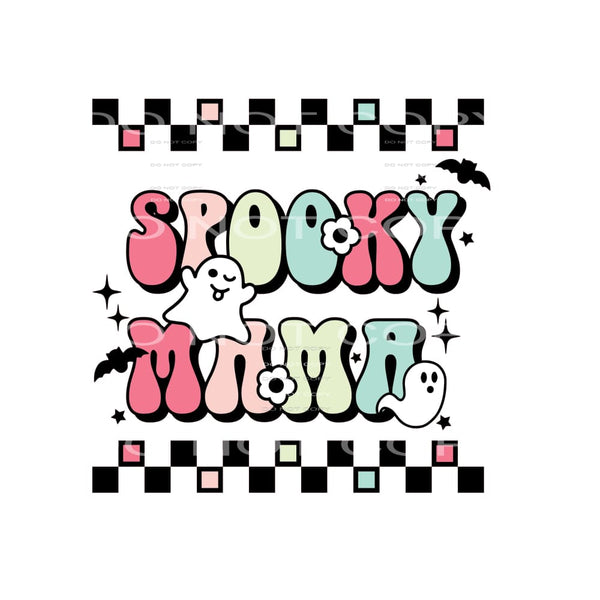 spooky mama #8724 Sublimation transfers - Heat Transfer