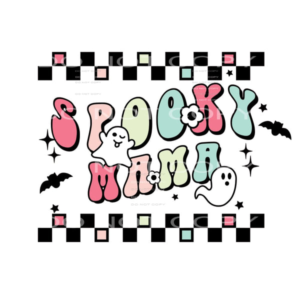 spooky mama #8725 Sublimation transfers - Heat Transfer