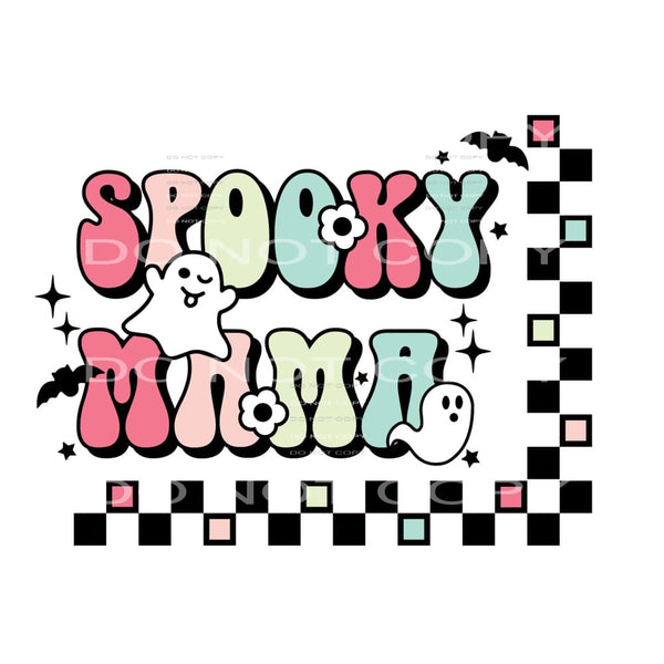 spooky mama #8726 Sublimation transfers - Heat Transfer