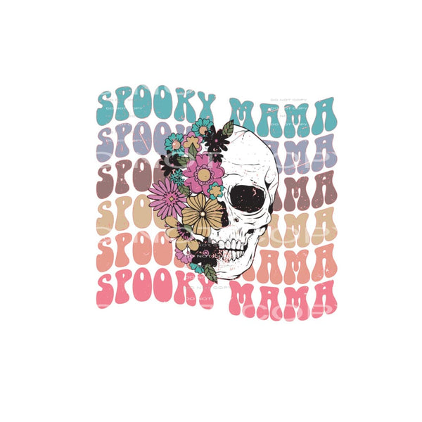 spooky mama #8727 Sublimation transfers - Heat Transfer