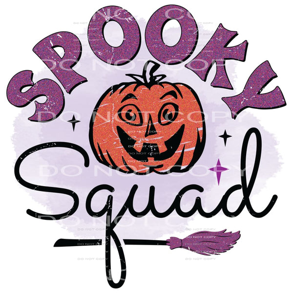 spooky squad #8549 Sublimation transfers - Heat Transfer