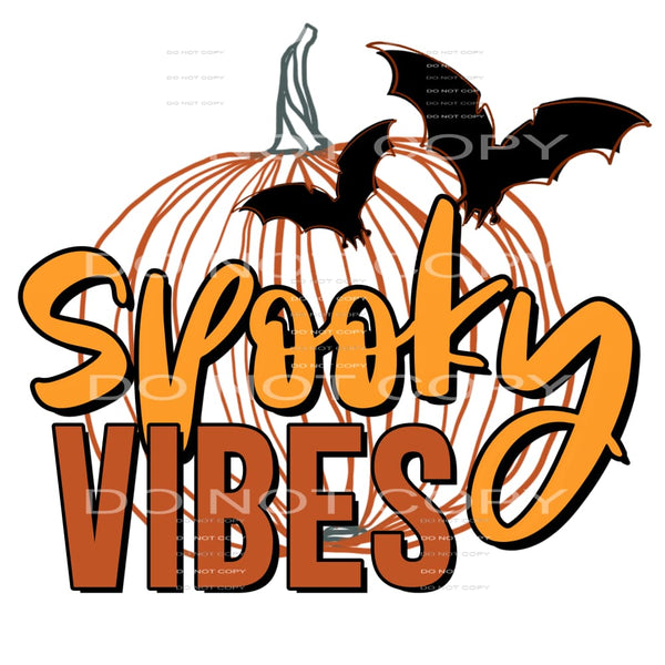 spooky vibes #7189 Sublimation transfers - Heat Transfer