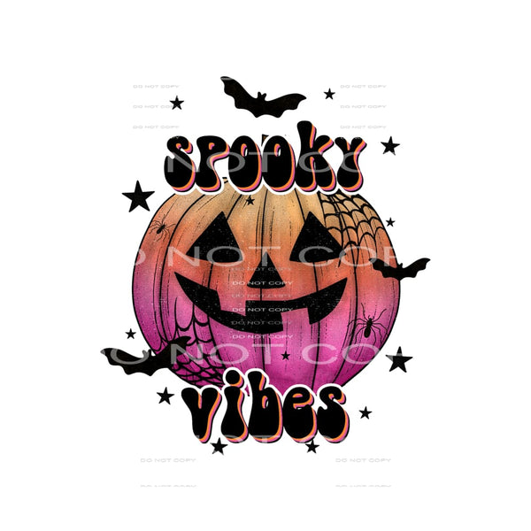 spooky vibes #8625 Sublimation transfers - Heat Transfer