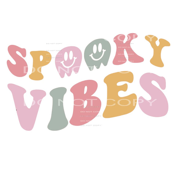 spooky vibes #8655 Sublimation transfers - Heat Transfer