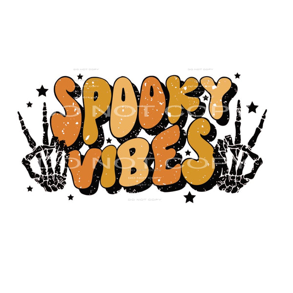 spooky vibes #8683 Sublimation transfers - Heat Transfer