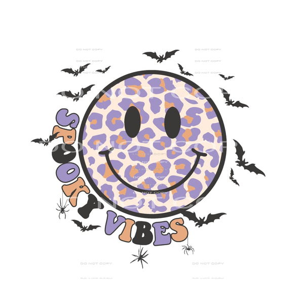 spooky vibes #8684 Sublimation transfers - Heat Transfer