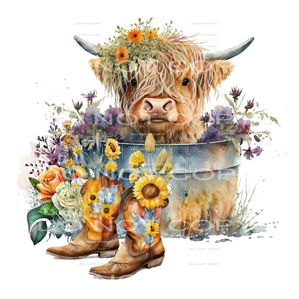 Spring Bull #4381 Sublimation transfers - Heat Transfer