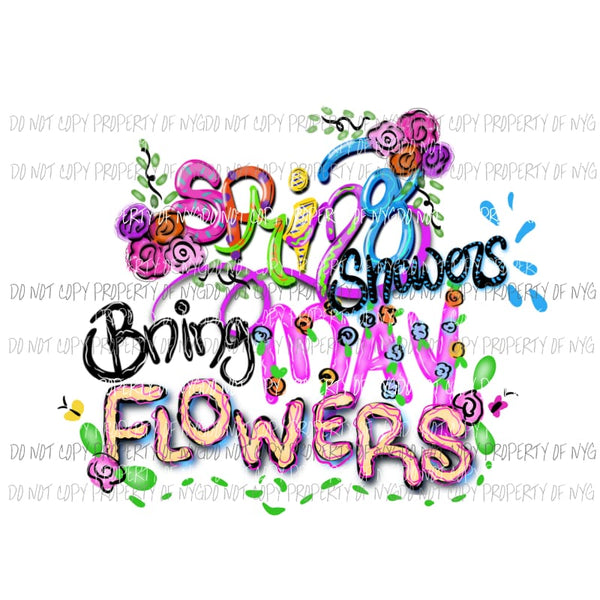 martodesigns - Spring flowers bring may flowers Sublimation