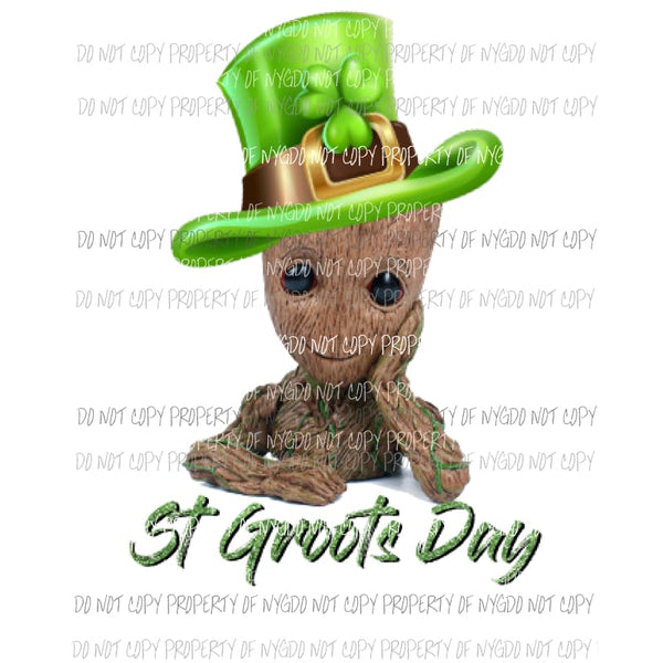 St Groots Day Sublimation transfers St Patricks Day Pattys day Heat Transfer