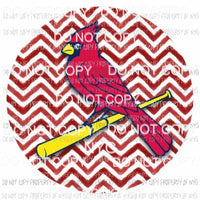 St. Louis Cardinals chevron circle Sublimation transfers Heat Transfer
