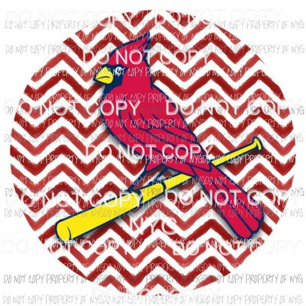 St. Louis Cardinals chevron circle Sublimation transfers Heat Transfer