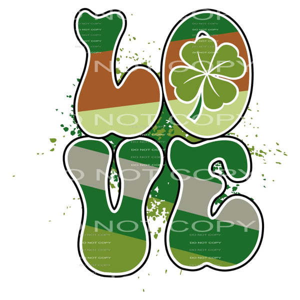 St Patrick’s Day #3011 Sublimation transfers - Heat Transfer