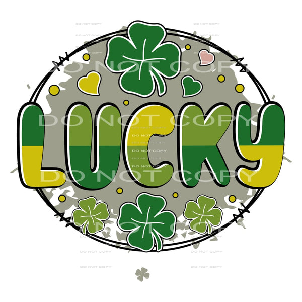 St Patrick’s Day #3037 Sublimation transfers - Heat Transfer
