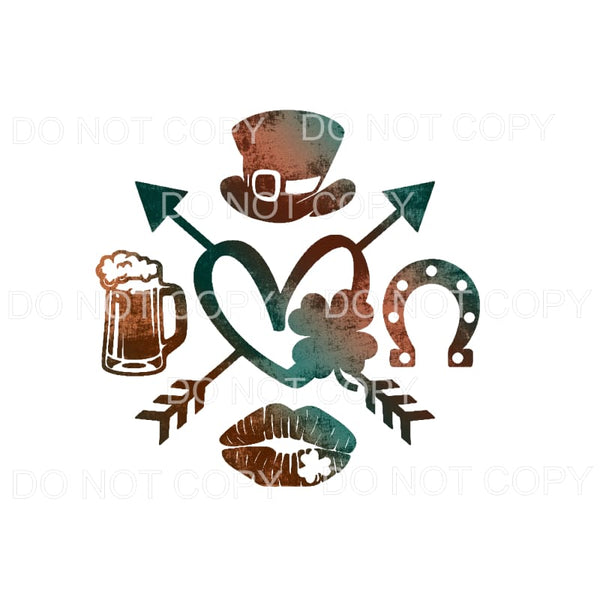 St Patrick’s day # 8921 Sublimation transfers - Heat 