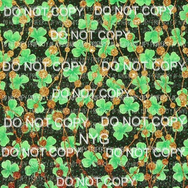 St Patricks Day Background Sheet #1 Sublimation transfers 13 x 9 inches Heat Transfer