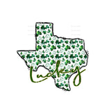 St patricks Day clover STATES All states in drop down menu