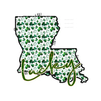 St patricks Day clover STATES All states in drop down menu