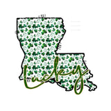 St patricks Day clover STATES All states in drop down menu