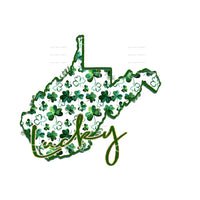 St patricks Day clover STATES All states in drop down menu