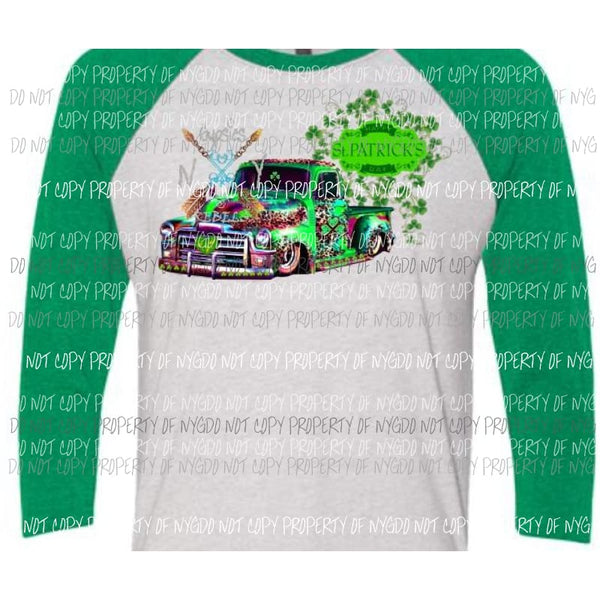 st patricks day truck sublimation transfer