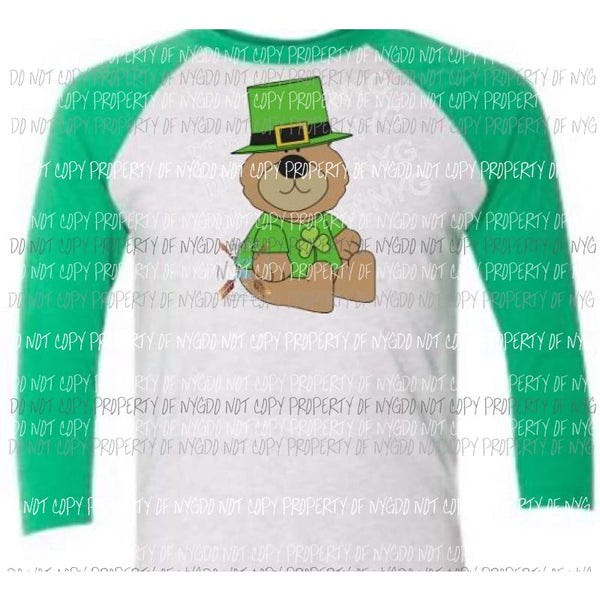 st pats bear sublimation transfer Heat Transfer