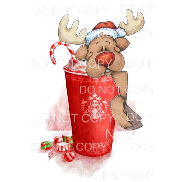 starbucks reindeer # 725 Sublimation transfers - Heat 