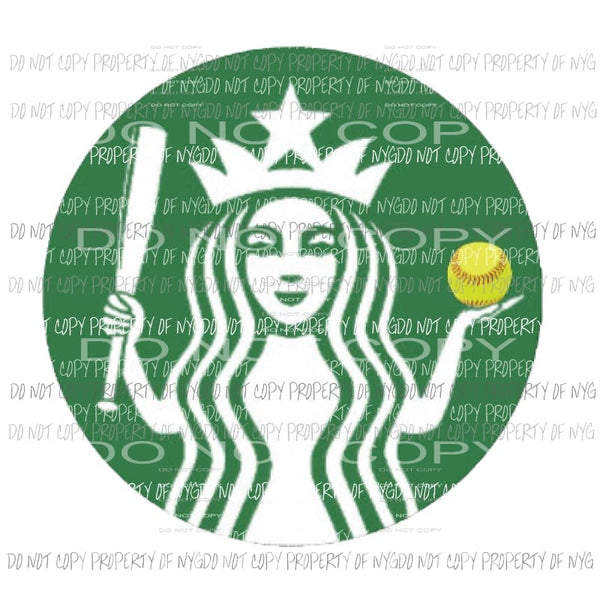 Starbucks softball 1 Sublimation transfers Heat Transfer