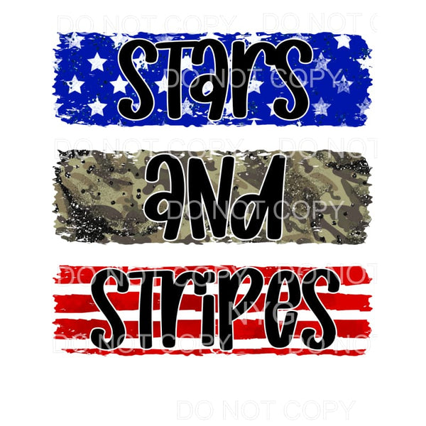 Stars And Stripes Camo America USA 4th of July Sublimation 
