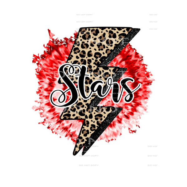 Stars Bolt # 2005 Sublimation transfers - Heat Transfer