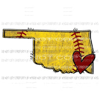 State SOFTBALL All states in drop down menu sublimation transfer state Heat Transfer