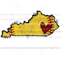 State SOFTBALL All states in drop down menu sublimation transfer state Heat Transfer