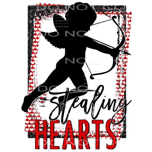 Stealing Hearts Cupid Red Double Framed Valentines Day #2409