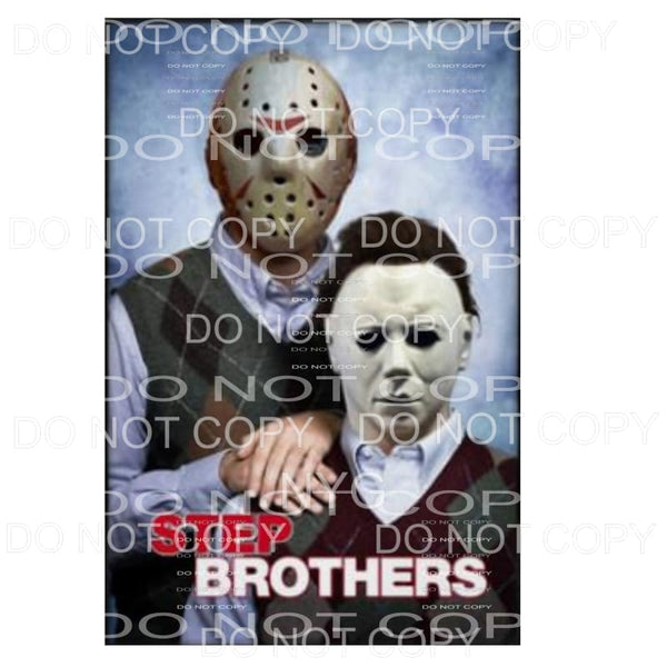 Step Brothers Horror Freddie Sublimation transfers - Heat 