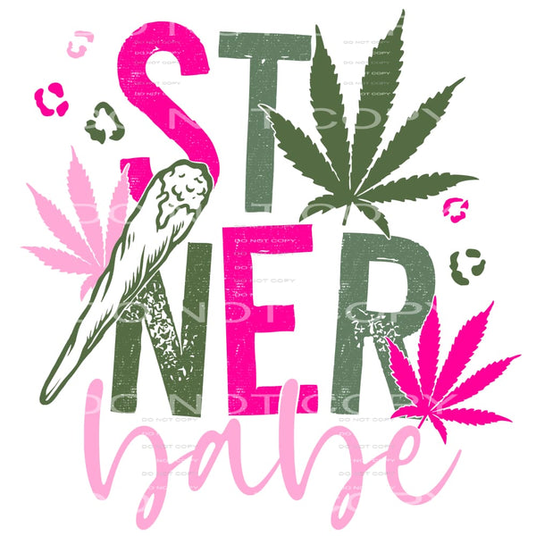 Stoner Babe #4364 Sublimation transfers - Heat Transfer