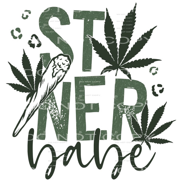 Stoner Babe #4372 Sublimation transfers - Heat Transfer