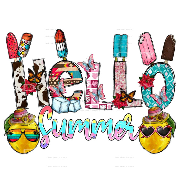Summer #3411 Sublimation transfers - Heat Transfer Graphic