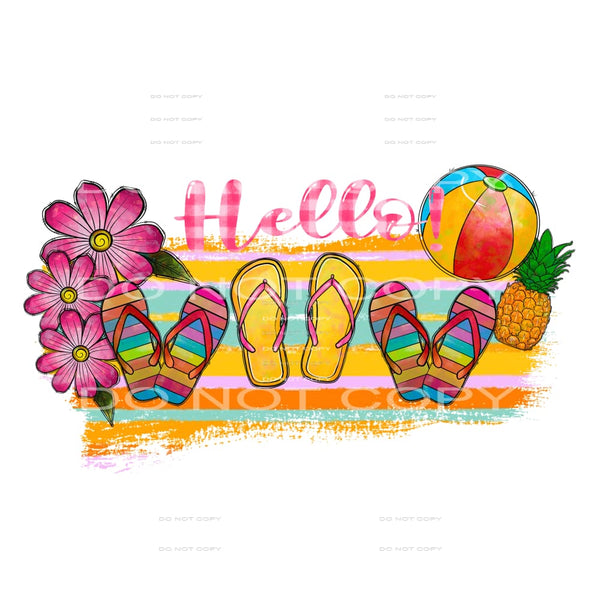 Summer #3418 Sublimation transfers - Heat Transfer Graphic