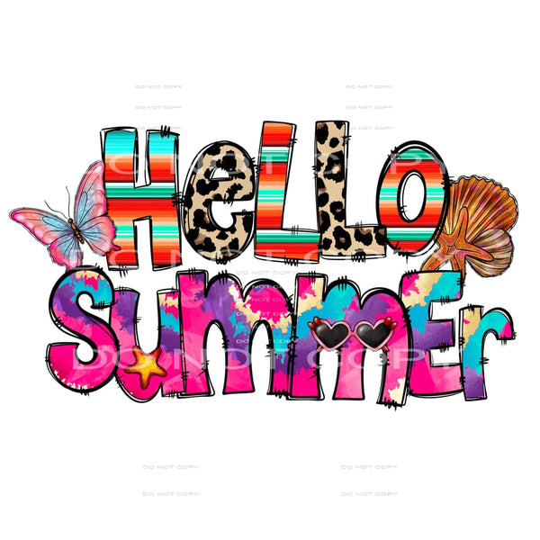 Summer #3419 Sublimation transfers - Heat Transfer Graphic