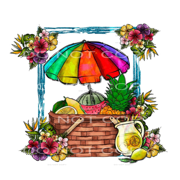 Summer #3445 Sublimation transfers - Heat Transfer Graphic