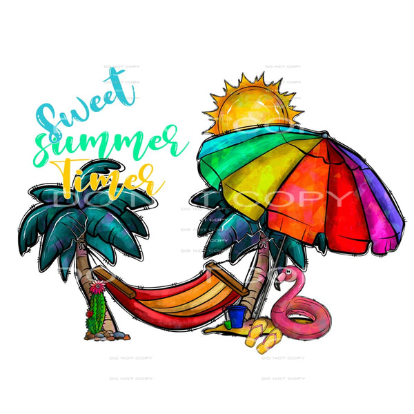 Summer #3451 Sublimation transfers - Heat Transfer Graphic