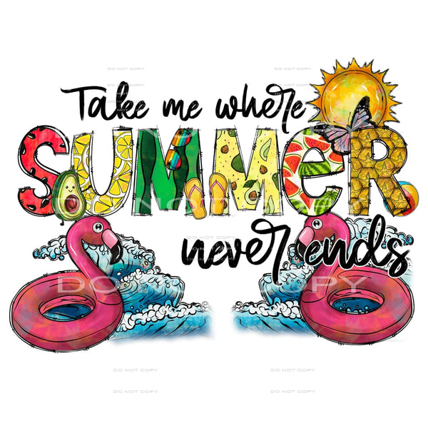 Summer #3452 Sublimation transfers - Heat Transfer Graphic