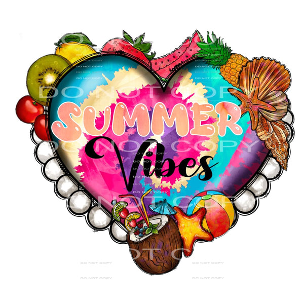 Summer #3464 Sublimation transfers - Heat Transfer Graphic