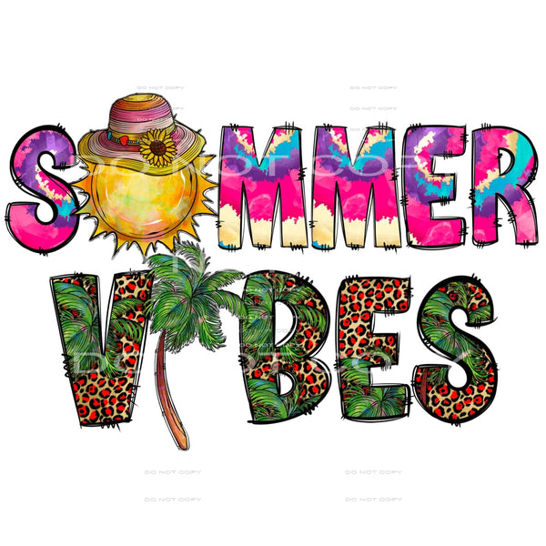 Summer #3466 Sublimation transfers - Heat Transfer Graphic