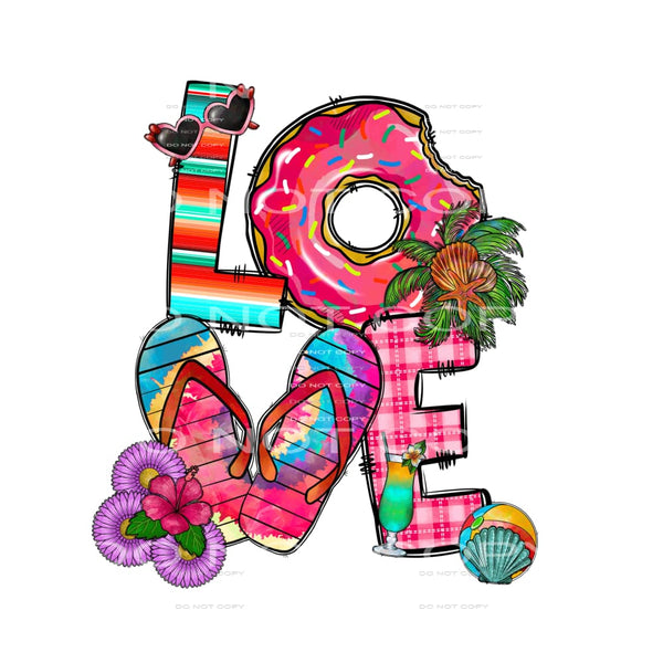 Summer #3476 Sublimation transfers - Heat Transfer Graphic