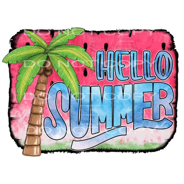 Summer #3499 Sublimation transfers - Heat Transfer Graphic